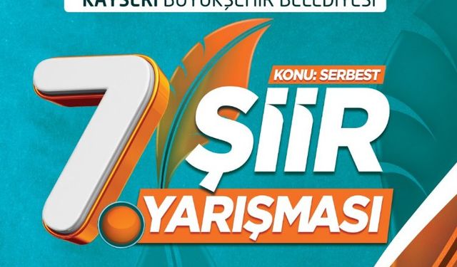 Kayseri'de geleneksel şiir yarışmasının 7’ncisi başladı