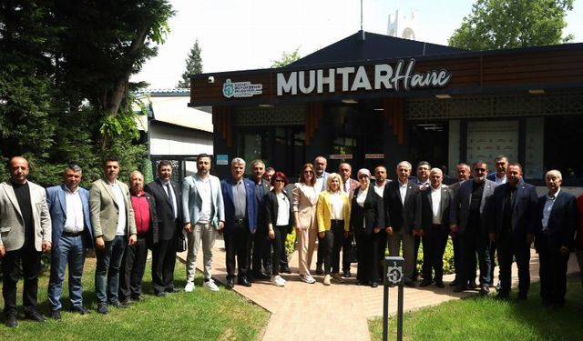 Kocaeli Büyükşehir ekipleri muhtarların önerilerini aldı