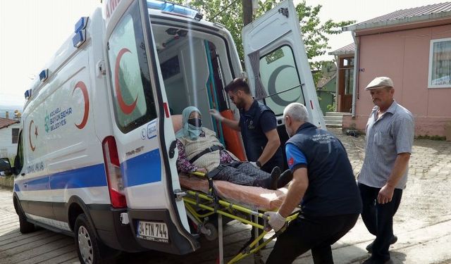 Kocaeli'de nakil ambulanslarıyla tedaviye güvenli ulaşım