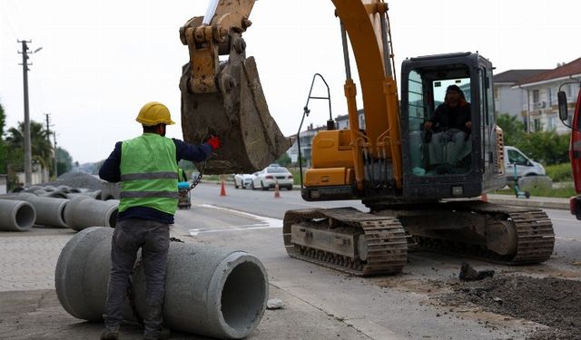 Sakarya Serdivan 1. Cadde’ye yeni kanalizasyon hattı