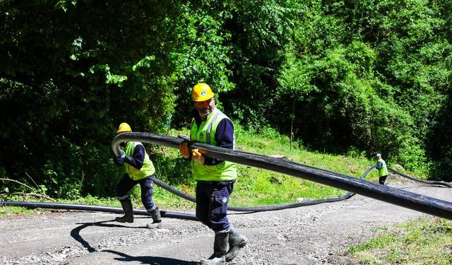 Sakarya'da 8 kilometrelik yeni içme suyu hattı tamamlandı