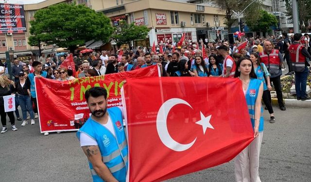 1 Mayıs Erzincan’da kutlandı