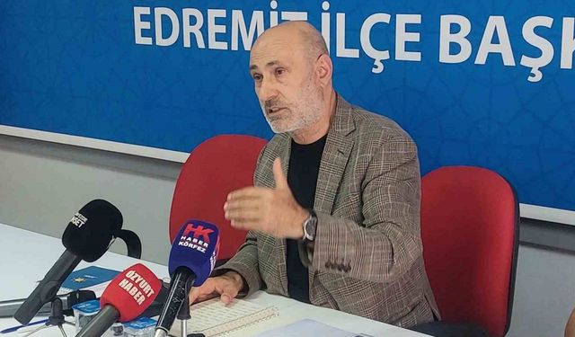 AK Parti Edremit İlçe Başkanı Murat Tuna: “Basından değil, konserler ve fuarlardan tasarruf edin”