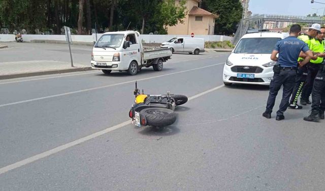 Alanya’da iki motosiklet çarpıştı; 1 yaralı