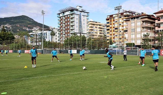 Alanyaspor, Beşiktaş maçı hazırlıklarını tamamladı