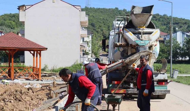 Alikahya’daki park ve oyun alanında sona doğru