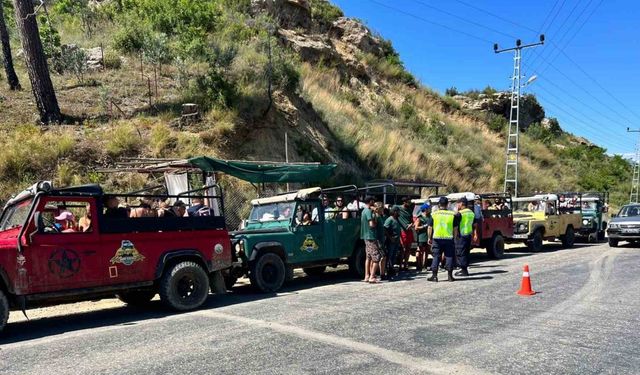 Antalya’da safari araçları denetlendi