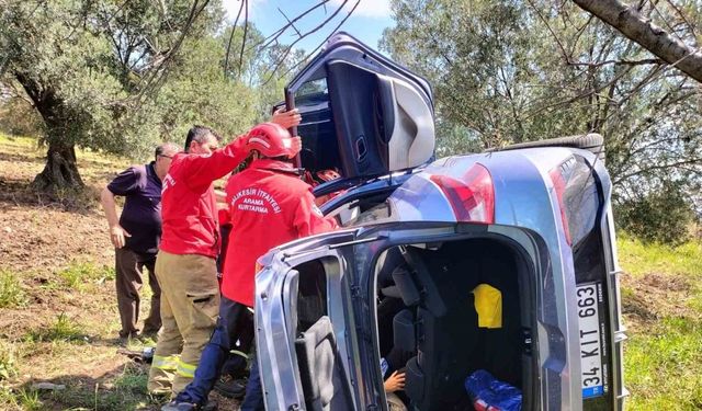 Balıkesir’de trafik kazası: 3 yaralı