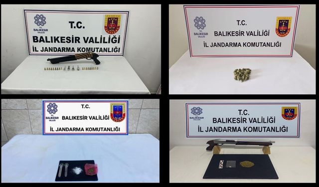 Balıkesir’de uyuşturucu operasyonu 7 gözaltı