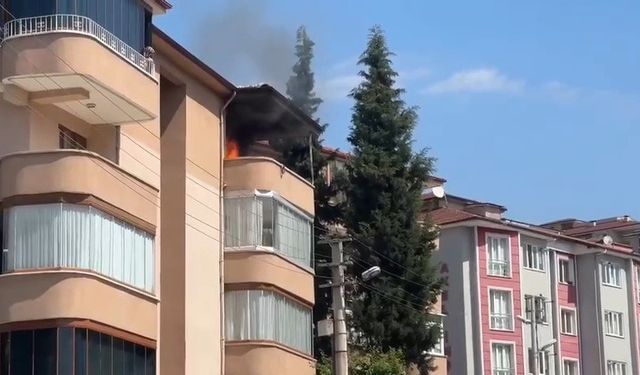 Balkanda başlayan yangın evi sarmadan söndürüldü