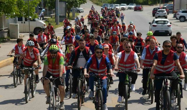 Başiskele’de bisiklet turu heyecanı