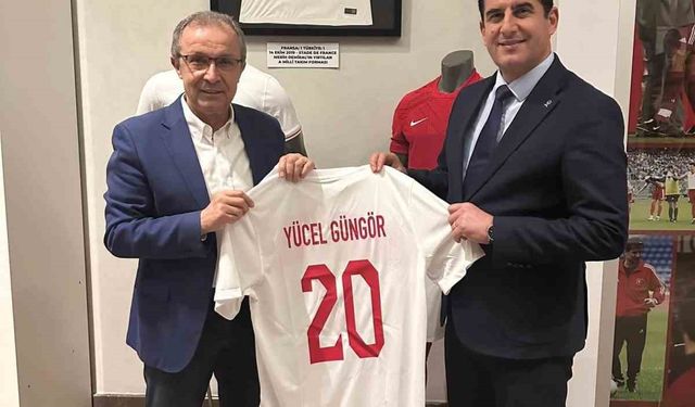 Başkan Güngör, MHK Başkanı İbanoğlu ile futbolu konuştu