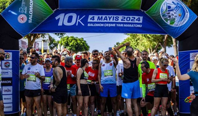 Çeşme Yarı Maratonu koşuldu