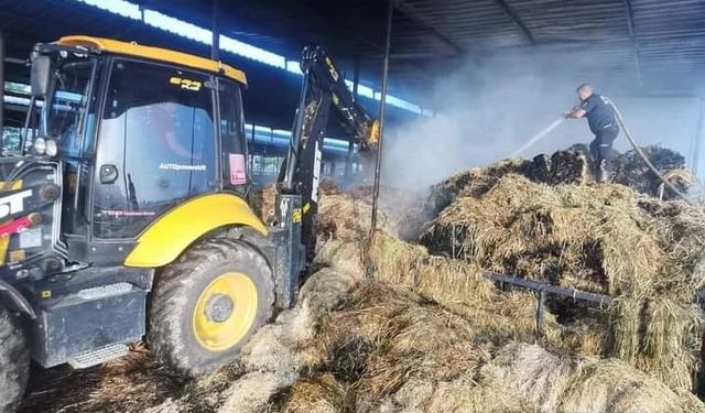 Cincin’de meydana gelen yangında maddi hasar oluştu