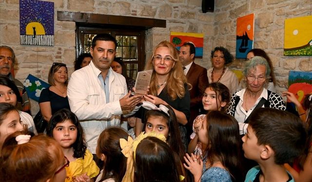 Çocuk gözüyle doğa ve renkleri isimli sergi, İbramaki Sanat Galerisi’nde açıldı