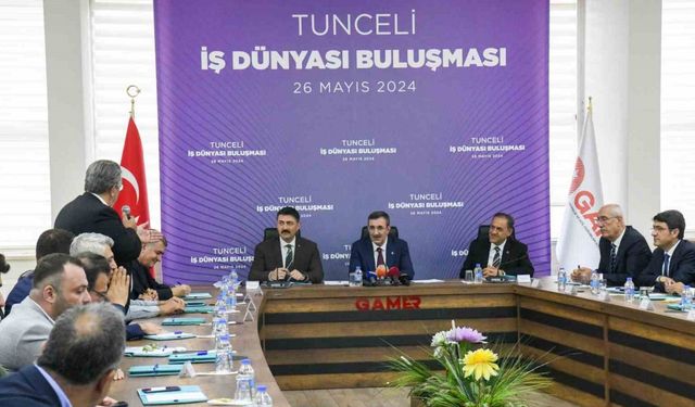 Cumhurbaşkanı Yardımcısı Yılmaz: "Bu zamana kadar da Tunceli’ye 300 milyonu aşan bir hibe desteği sağlandı"