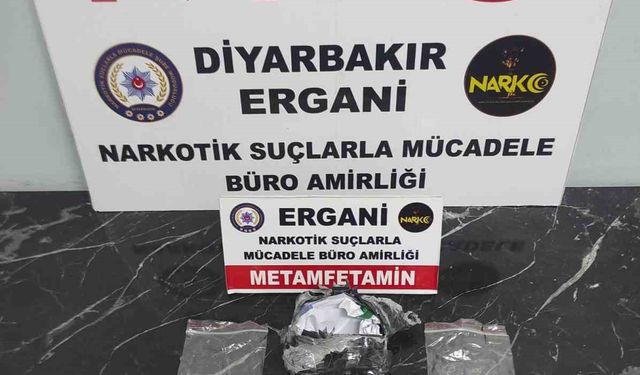 Ergani’de şüpheli şahsın üzerinde uyuşturucu ele geçirildi