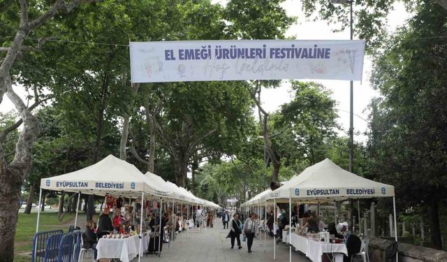 Eyüpsultan’da el emeğini sanata dönüştürenlerin festivali başladı