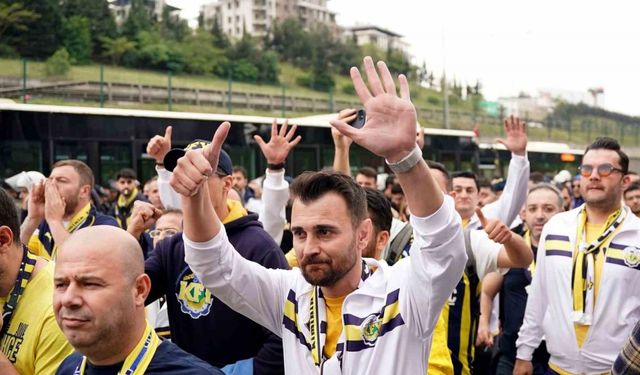 Fenerbahçe taraftarı, RAMS Park’a ulaştı