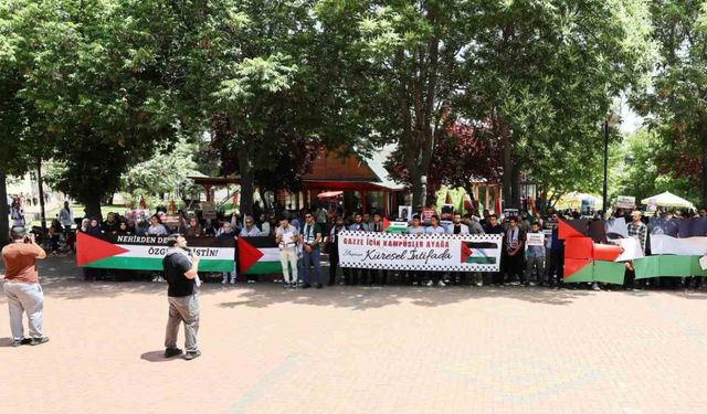 GAÜN Öğrencilerinden İsrail’in Refah saldırılarına karşı tepki