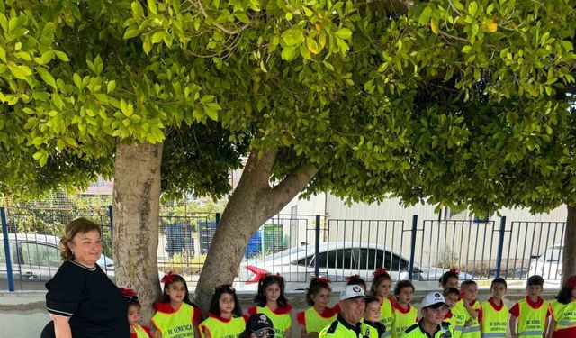 Gazipaşa’da çocuklara trafik eğitimi