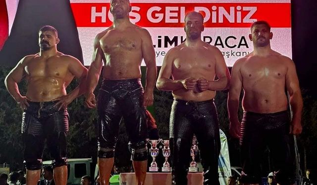 Gölcüklü pehlivanların Fethiye başarısı