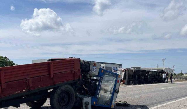 Gönen’de trafik kazası: 2 yaralı