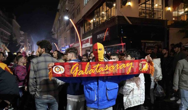 Gümüşhane’de Galatasaray’ın şampiyonluğu coşkuyla kutlandı