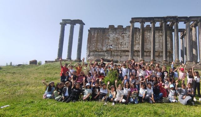 Hisarcık Cumhuriyet İlkokulu öğrencileri Kütahya tarihini tanıdı