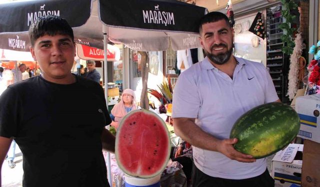 İran karpuzu kilosu 50 liradan tezgahta