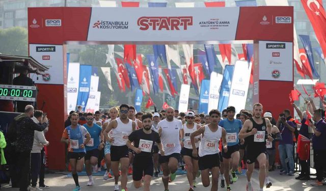 İstanbul’da binlerce kişi 19 Mayıs coşkusuyla koştu