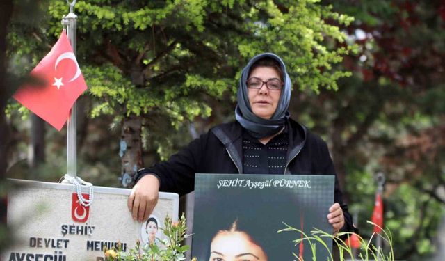 Kayseri’nin ilk kadın şehidinin annesinin buruk Anneler Günü