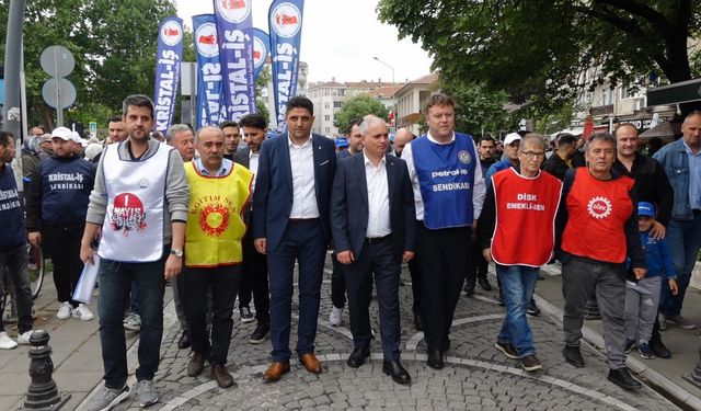 Kırklareli’nde 1 Mayıs kutlamaları