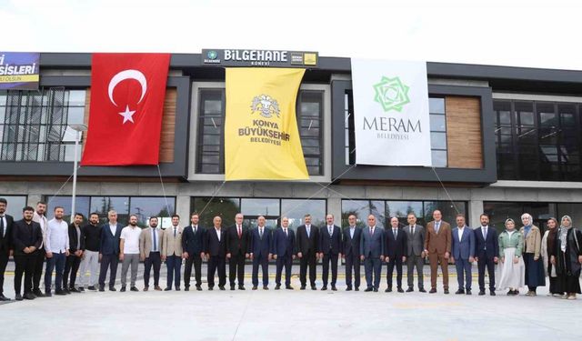 Konya Büyükşehir Ve Meram Belediyesi iş birliğiyle şehre kazandırılan Konevi Sosyal Tesisleri açıldı