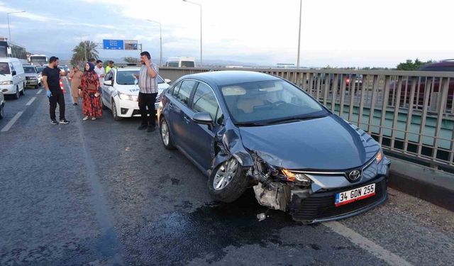 Köprüdeki feci kaza ucuz atlatıldı