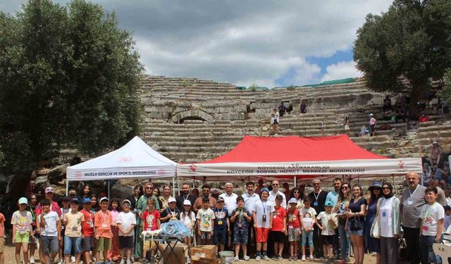 Köyceğiz’de Kültürel Miras Çocuk Çalıştayı atölye çalışmaları yapıldı