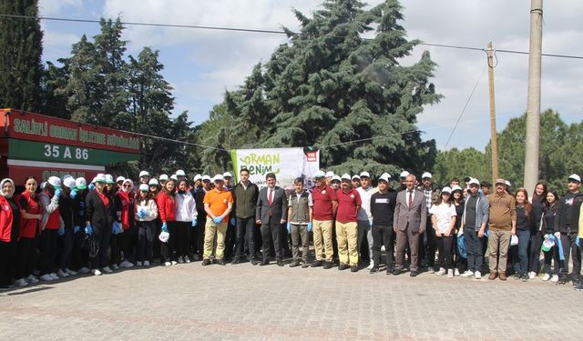 Kula’da ‘Orman Benim’ etkinliği düzenlendi