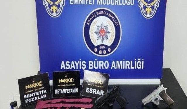 Manavgat’ta suç ve suçlularla mücadele operasyonunda 12 şüpheli yakalandı