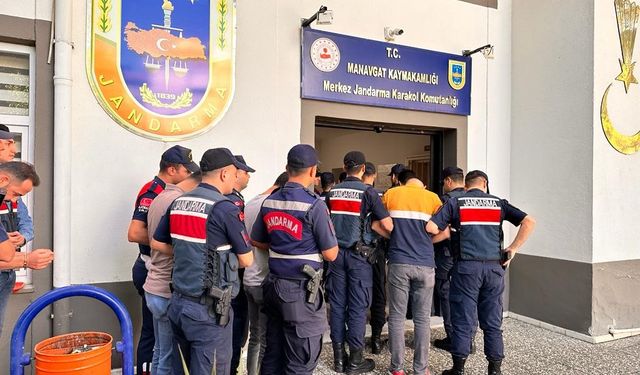 Manavgat’taki 15 hırsızlık olayı aydınlatıldı: 20 gözaltı