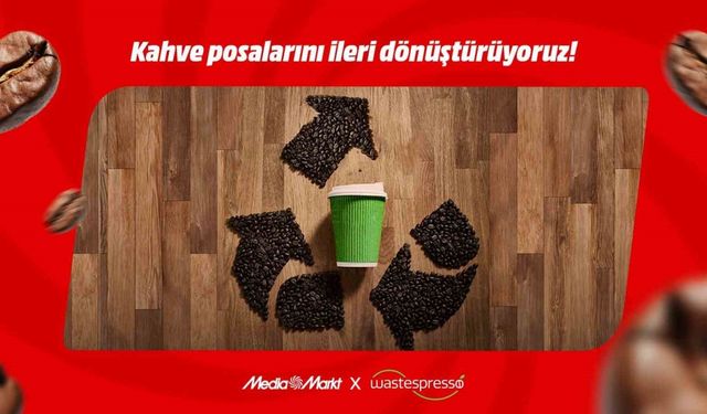MediaMarkt kahve posalarını ileri dönüştürerek karbon ayak izini azaltıyor