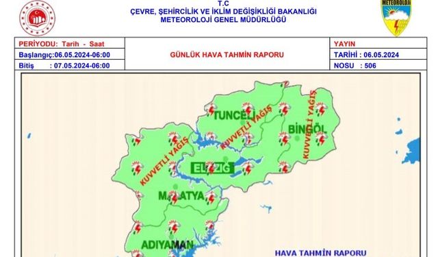 Meteoroloji, sel ve su baskınlarına karşı uyardı