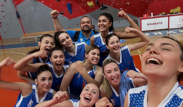 MSKÜ kadın basketbol takımı ilk kez süper lige yükseldi