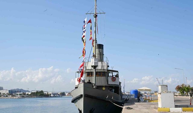 Nusret Mayın Gemisi Antalya Limanı’nın onur konuğu oldu