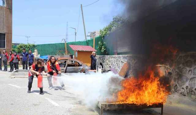 Ordu İtfaiyesi, geleceğin itfaiyecilerini yetiştiriyor