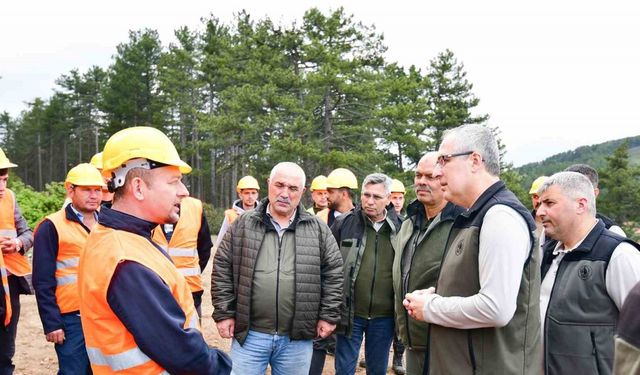 Orman köylülerine kabuk soyma makinası