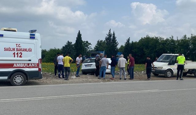 Osmaniye’de kontrolden çıkan otomobil takla attı: 3 yaralı