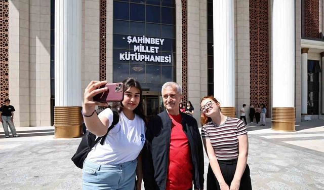 Şahinbey Belediyesi Millet Kütüphanesi’ne yoğun ilgi