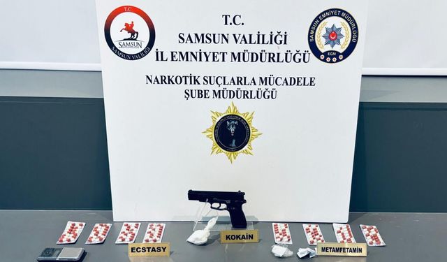 Samsun’da uyuşturucuyla yakalanan şahıs gözaltına alındı