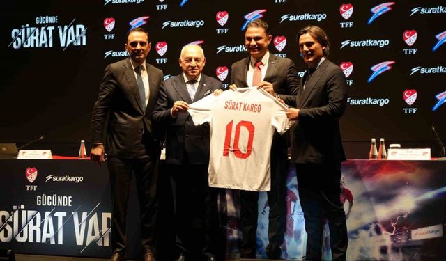 Sürat Kargo, iki yıl süreyle A Milli Futbol Takımı’nın resmi sponsoru oldu