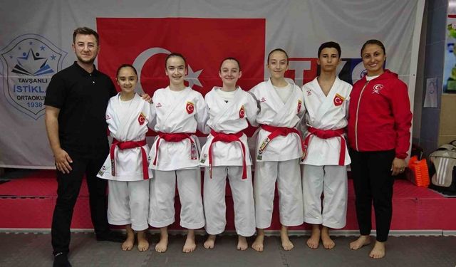 Tavşanlı’dan 5 karateci, Balkan şampiyonluğunu hedefliyor